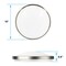 Luxrite 13 Inch Motion Sensor LED Flush Mount Light 5CCT 2700K-5000K 20W 1500LM Damp Rated Brushed Nickel LR23342-1PK - alternate 3